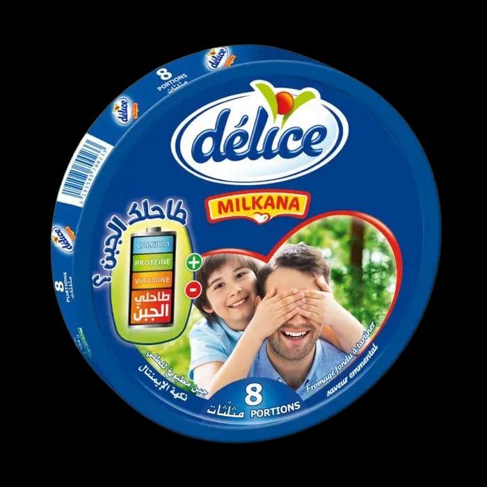 Fromage fondu à tartiner saveur emmental x8