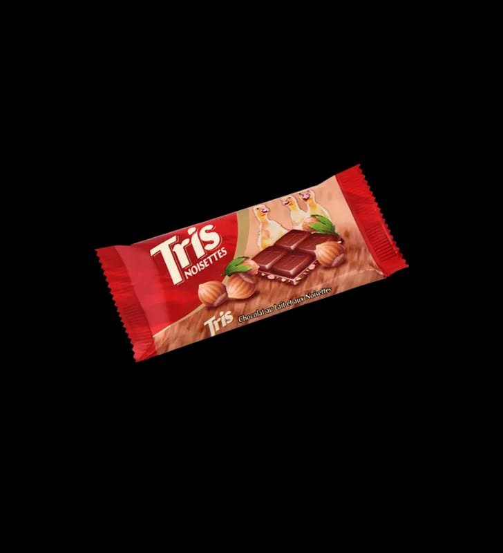 Chocolat tris lait & noisettes 30g