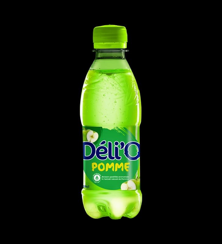 Eau gazéifiée pomme Déli'O 25cl