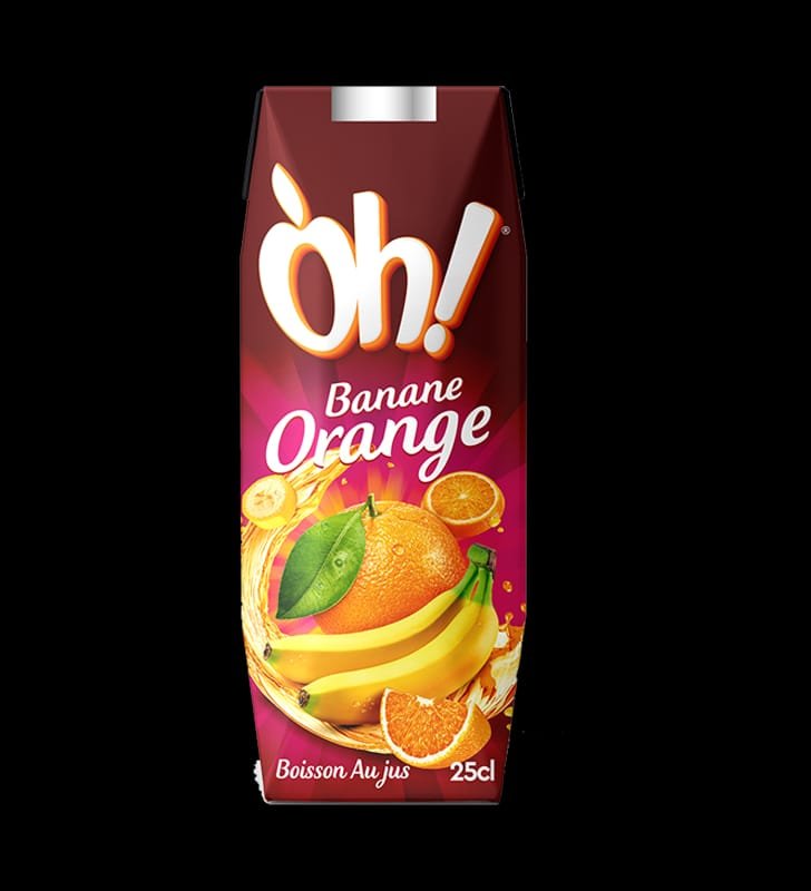 Jus Oh Orange Banane 25cl