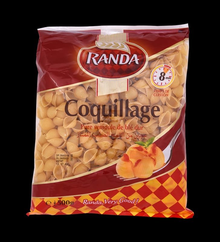 Pâte coquillage RANDA  500GR