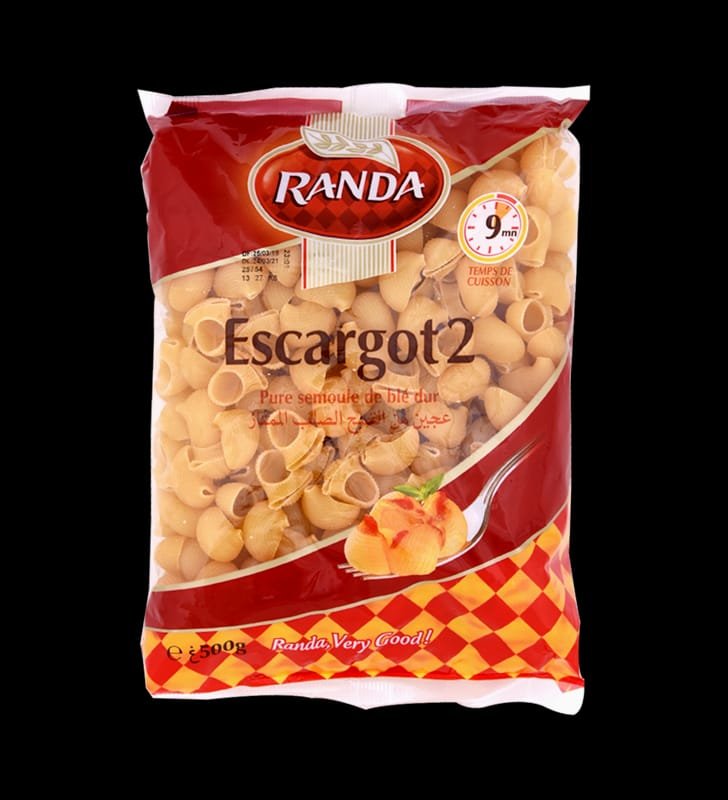 Pâte escargot RANDA  500GR N°4